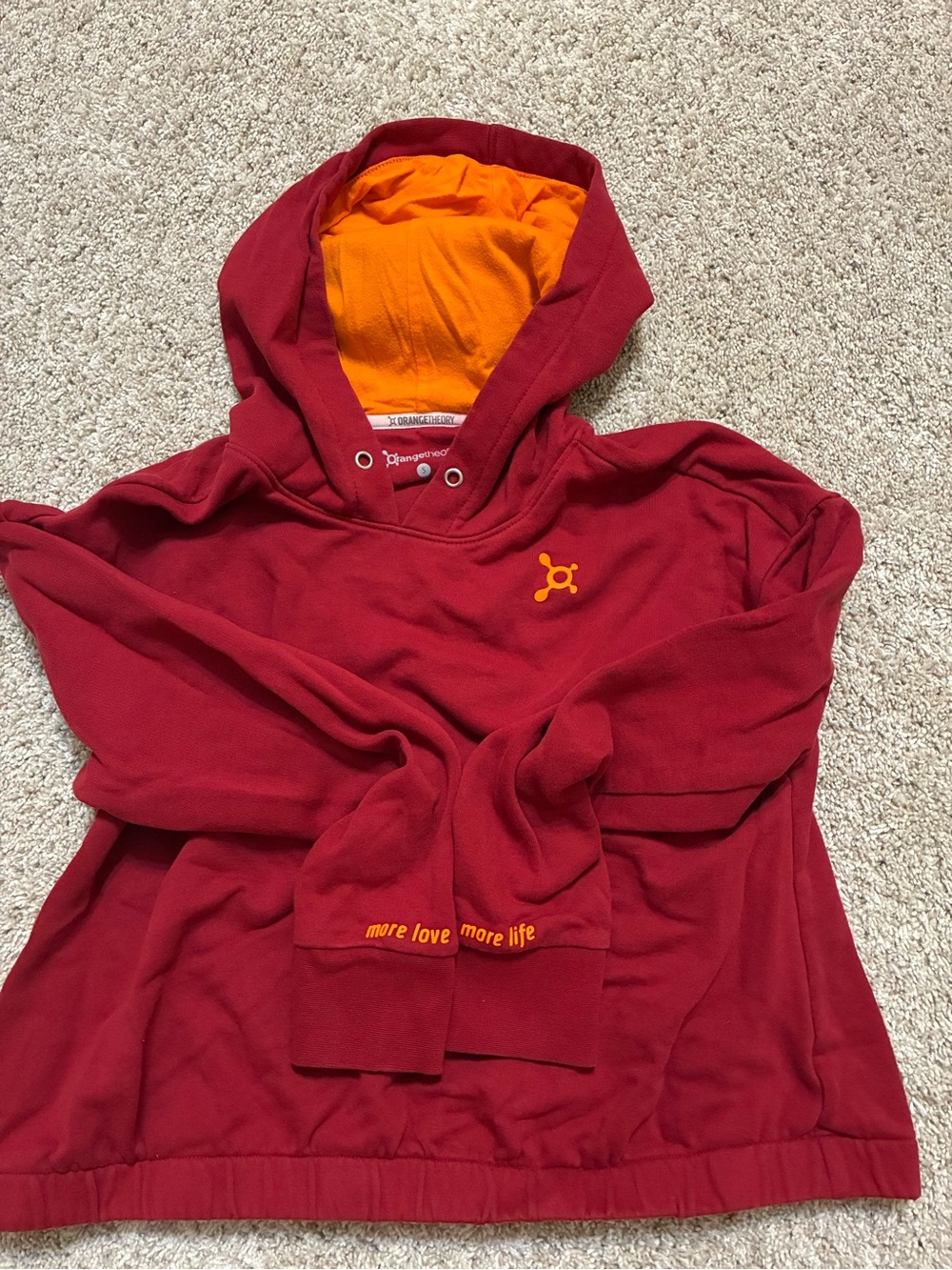 Orangetheory crop Hoodie